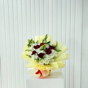 simple red and white