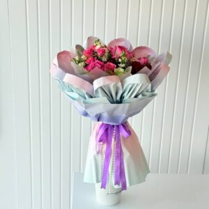 Elegant purple bouquet