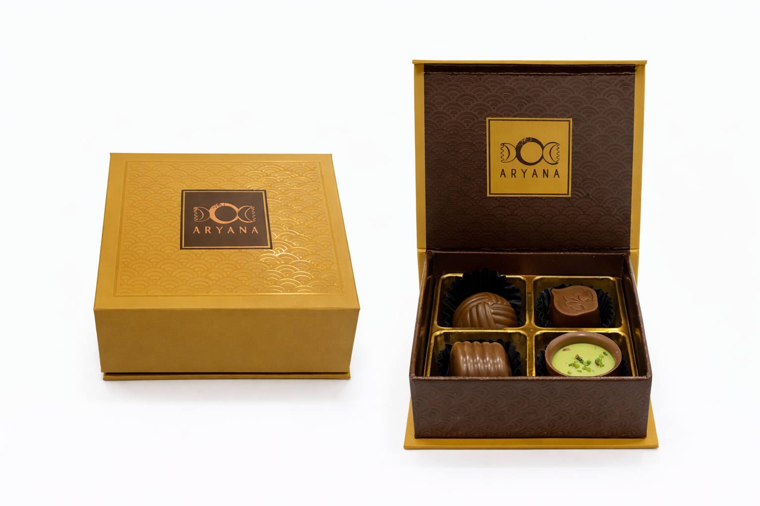 Belgium Chocolate Box 4PCs