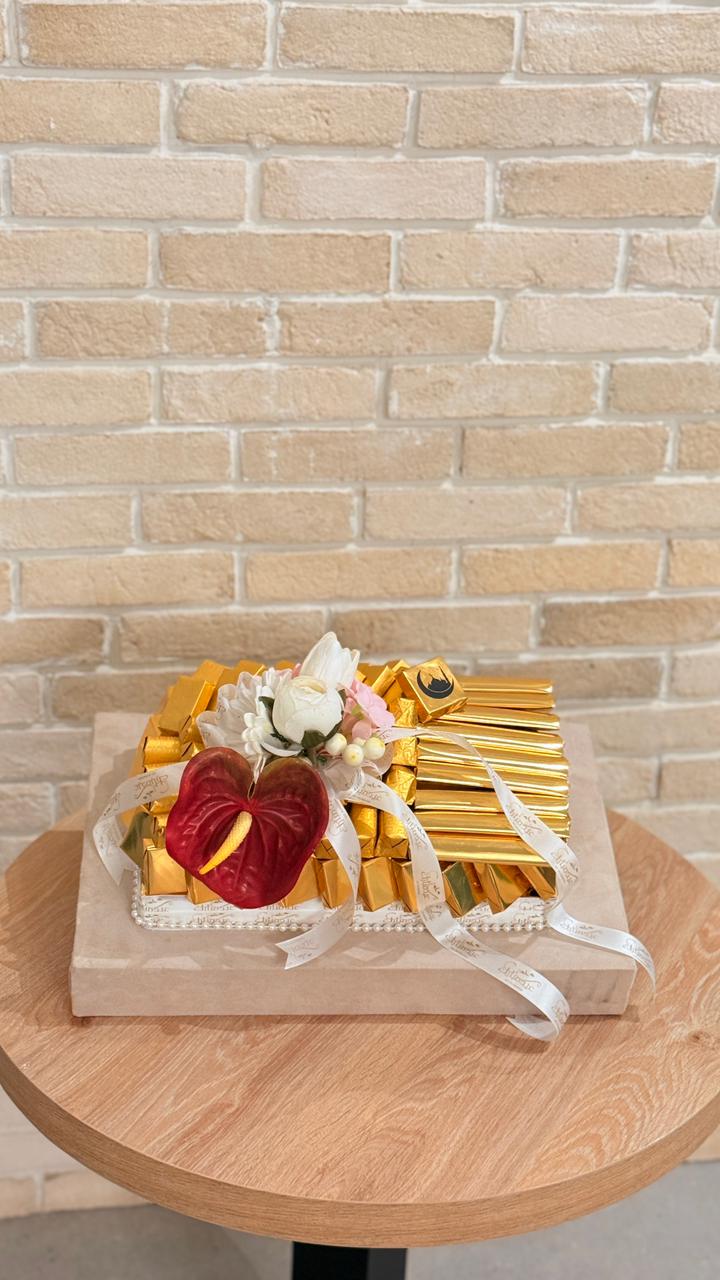 luxurious Belgium Chocolate Gold Wrapping