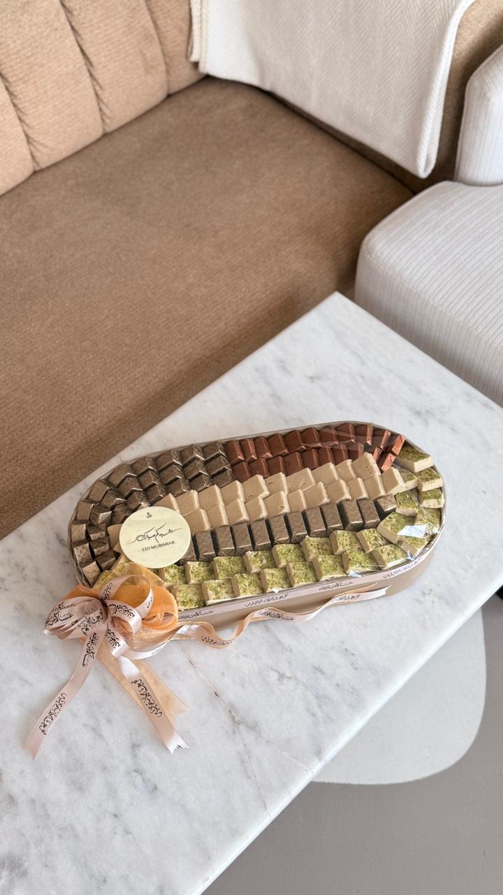 Assorted tray of Sugar Free Rahash and Dark Chocolate